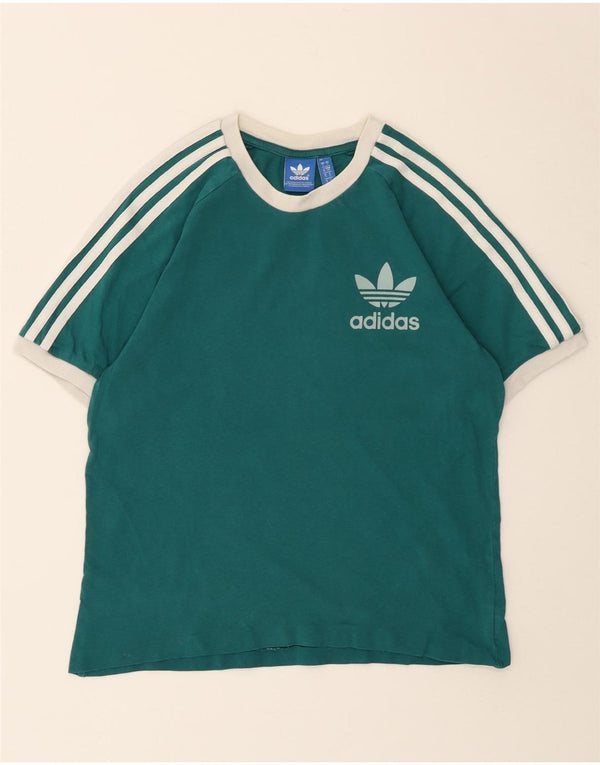 ADIDAS Camiseta gráfica para mujer Top UK 10 Small Green