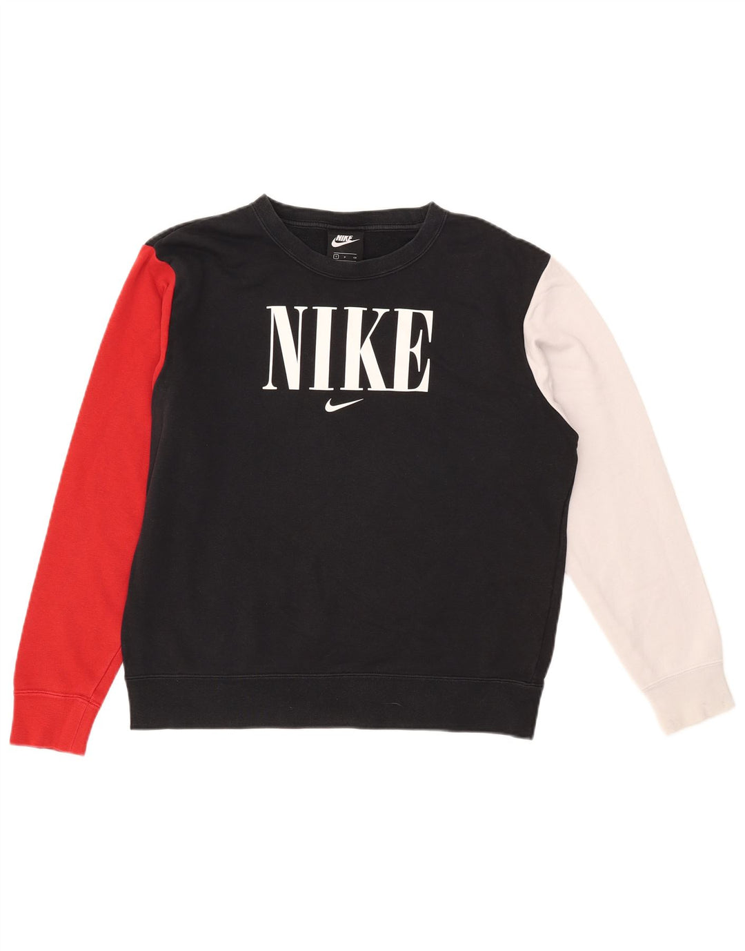 NIKE Sudadera extragrande para mujer, talla 40, talla pequeña, color negro