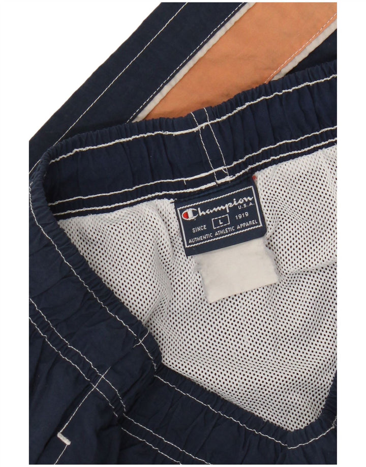 Champion Bañador para hombre, talla grande, color azul marino