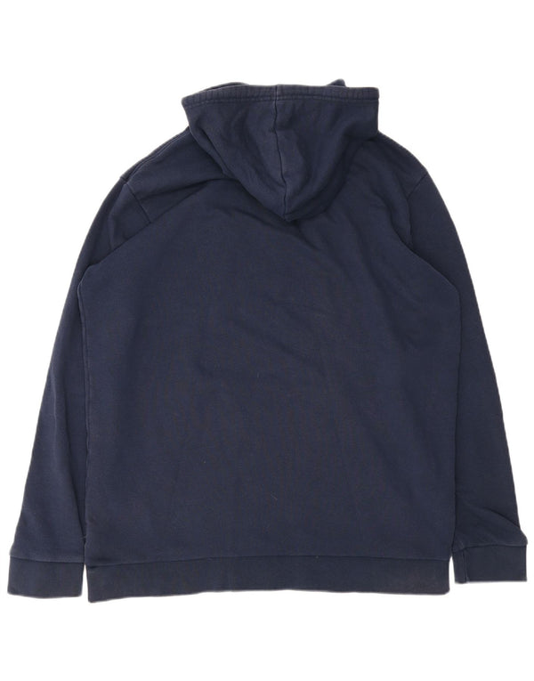 Adidas Hombre Graphic Sudadera con capucha Jumper XL Azul Marino Algodón