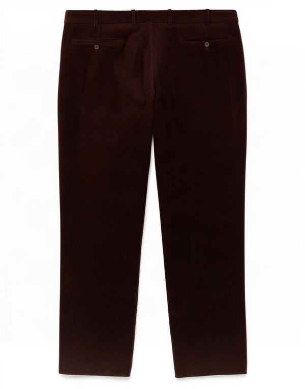 Marks & Spencer Pantalones rectos de pana para hombre W42 L33 Algodón marrón