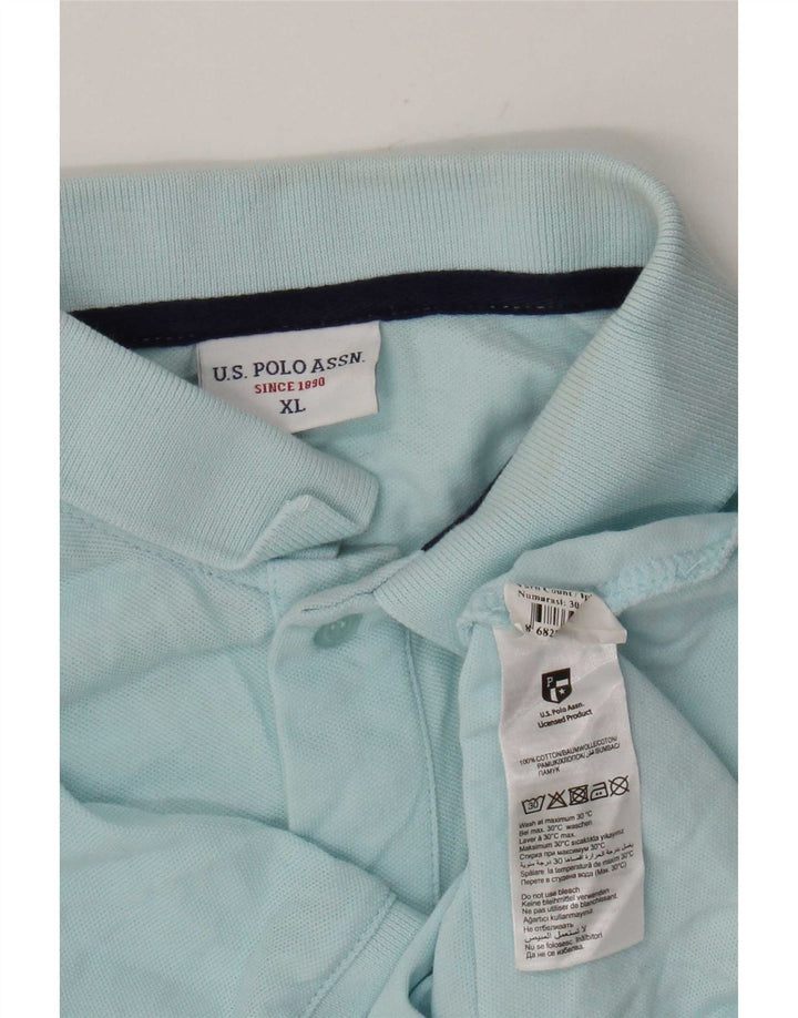 Asociación de Polo de EE. UU. Camisa Hombre XL Algodón Azul