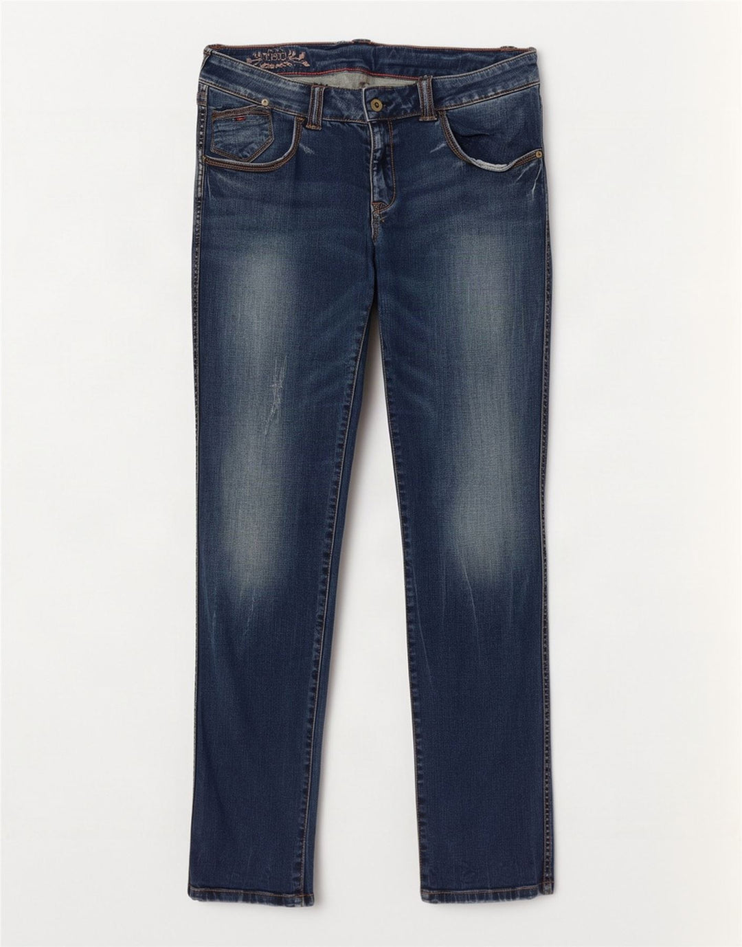 Vaqueros ajustados para mujer Tommy Hilfiger W32 L32 Algodón azul marino
