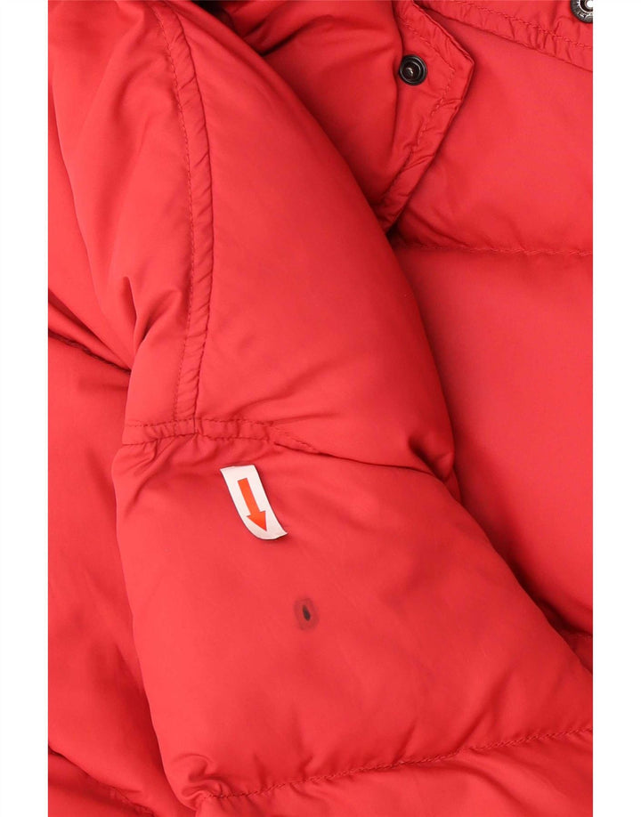 Geospirit Chaqueta acolchada con capucha para mujer EU 42 Large Red Polyamide