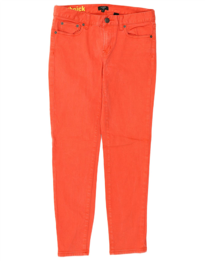 Vaqueros ajustados elásticos para mujer J. Crew W27 L27 Naranja