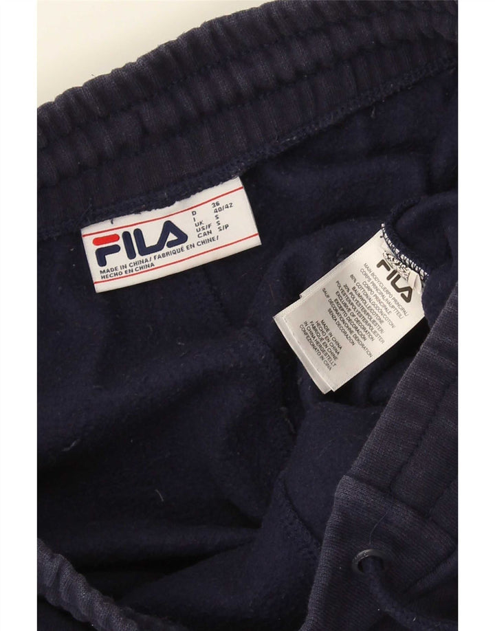 Fila Hombre Pantalones De Chándal Joggers Small Azul Marino Algodón