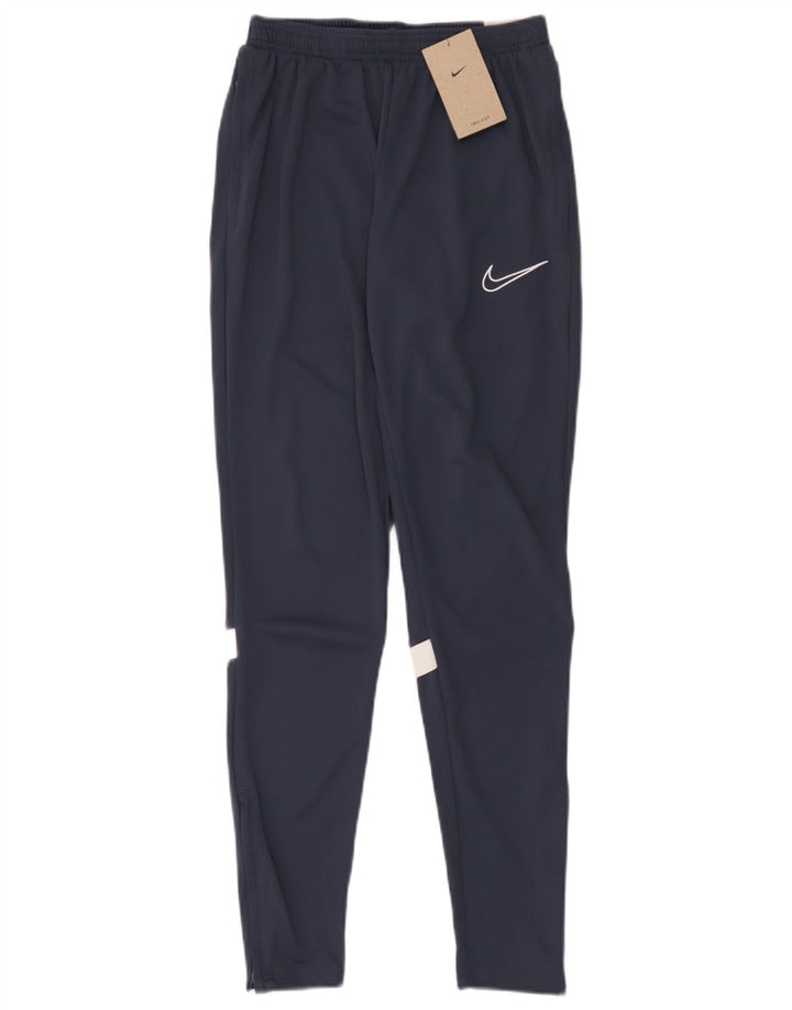 Nike - Pantalones de chándal Dri Fit para hombre (talla pequeña), color azul marino, poliéster