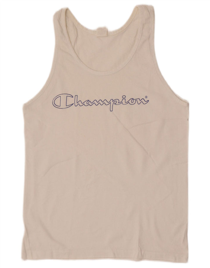 Champion Camiseta Gráfica para Hombre Top Pequeño Blanco