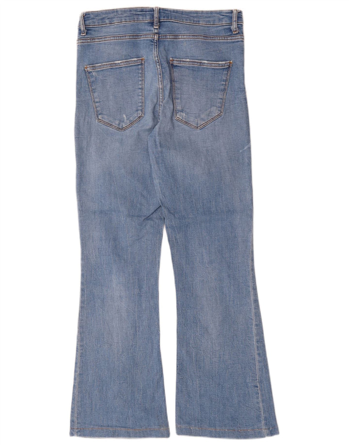 Zara Jeans Bootcut Mujer EU 40 Medium W30 L28 Azul