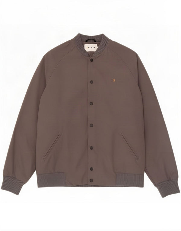 Chaqueta bomber para hombre Farah UK 40 Large Grey