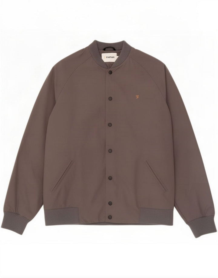 Chaqueta bomber para hombre Farah UK 40 Large Grey
