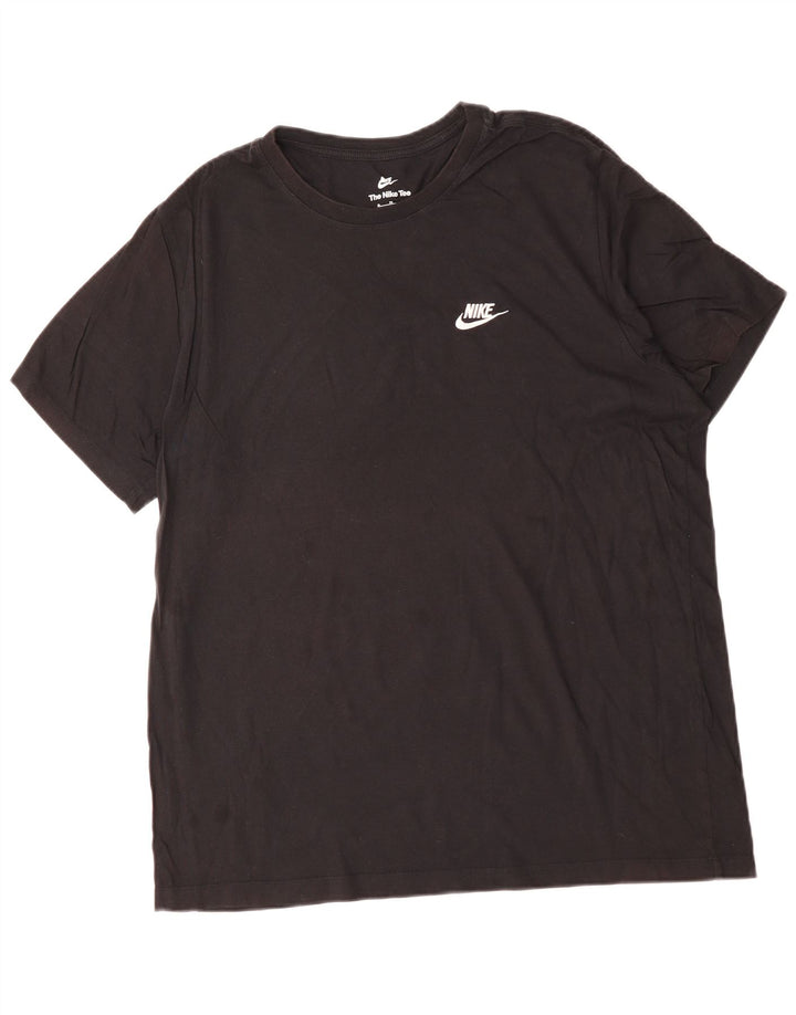 Camiseta Nike Hombre Top XL Algodón Negro