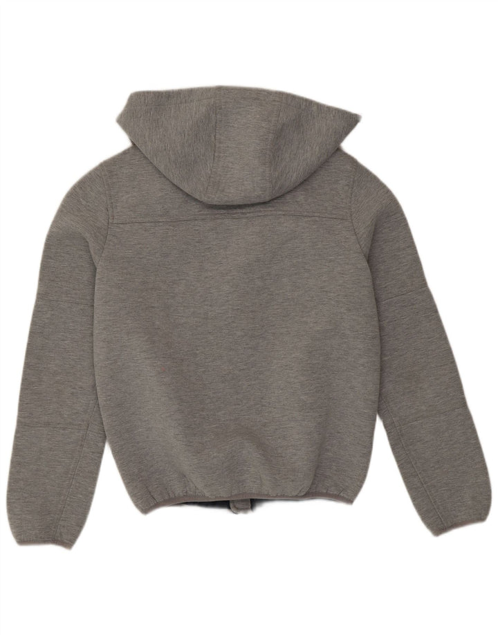 Kappa Sudadera con capucha y cremallera para mujer UK 10 Small Grey