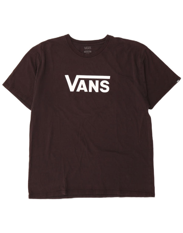 Vans - Camiseta gráfica de ajuste clásico para hombre, talla 2XL, algodón negro
