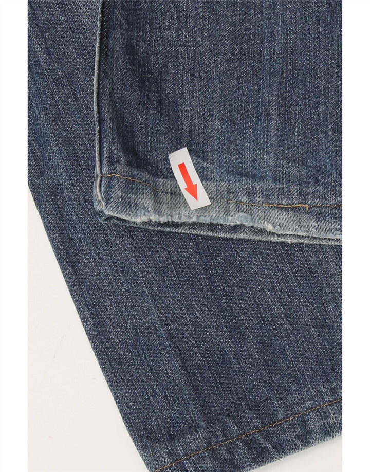 Calvin Klein Jeans rectos desgastados para hombre W34 L28 Azul