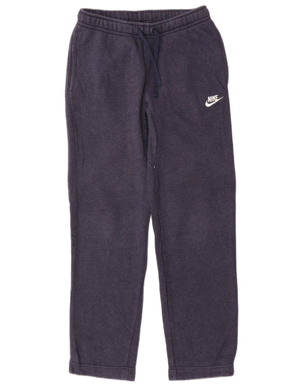 Nike Pantalones de chándal para mujer UK 10 Small Azul marino Algodón