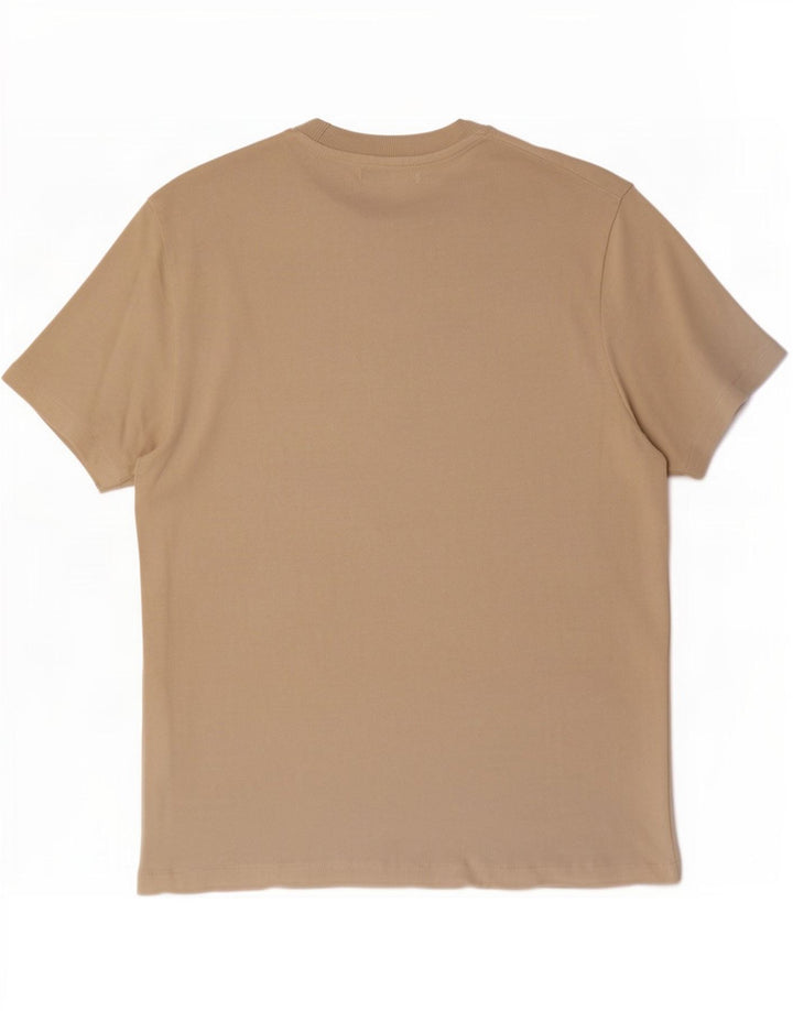 Zara Hombre Camiseta Top Small Beige