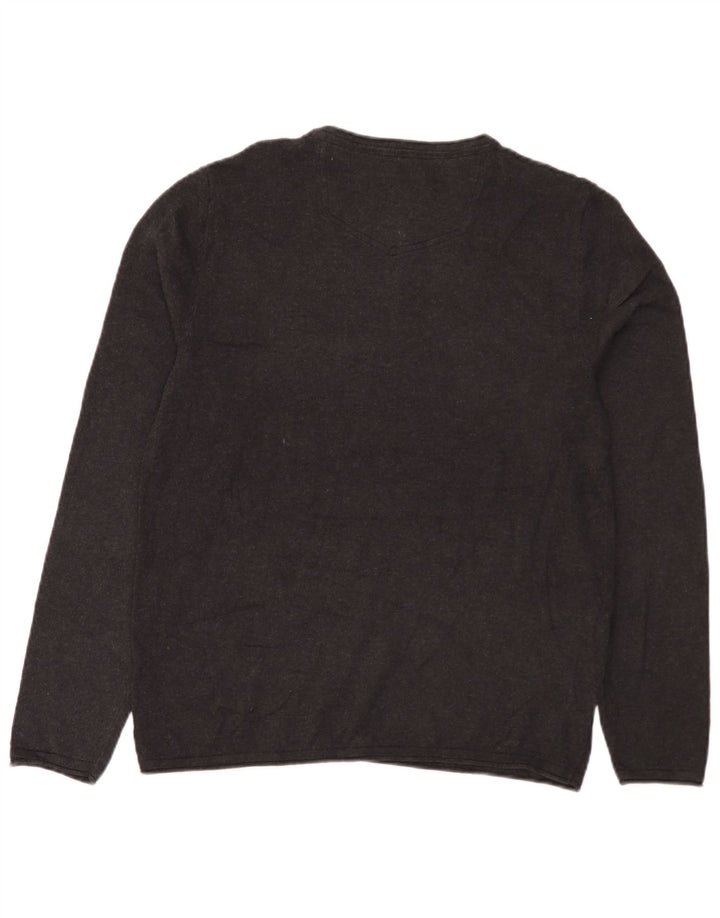 Suéter tipo jersey con cuello redondo para hombre de Fat Face Algodón gris grande