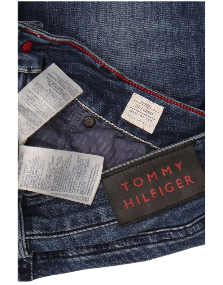 TOMMY HILFIGER Vaqueros cónicos Gramercy para mujer W29 L30 Algodón azul