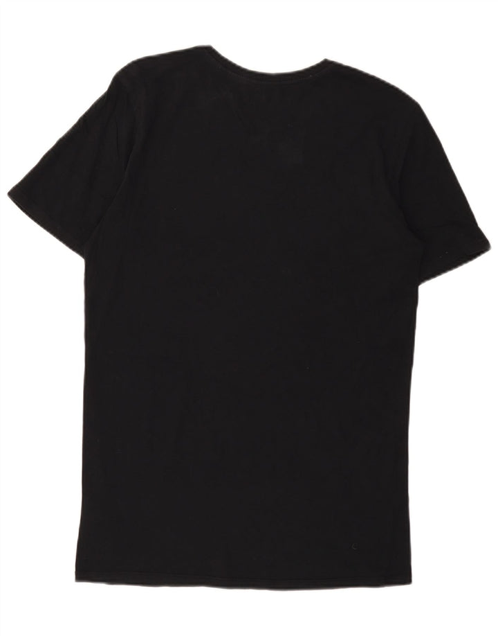 Nike - Camiseta gráfica para hombre, talla pequeña, algodón negro