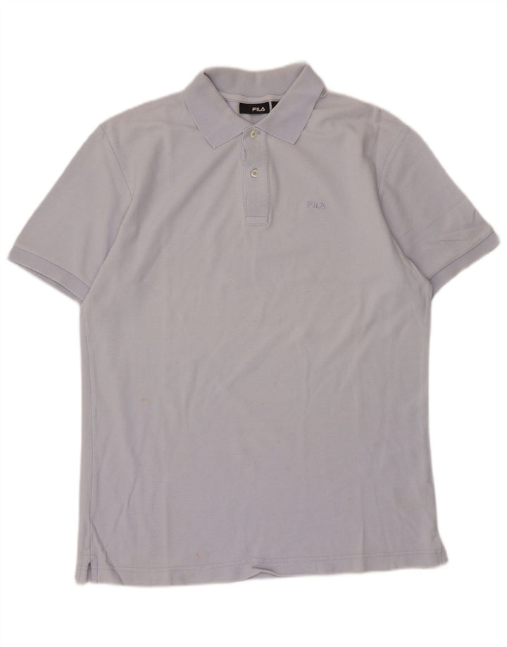 Polo Fila Hombre Algodón Azul Medio