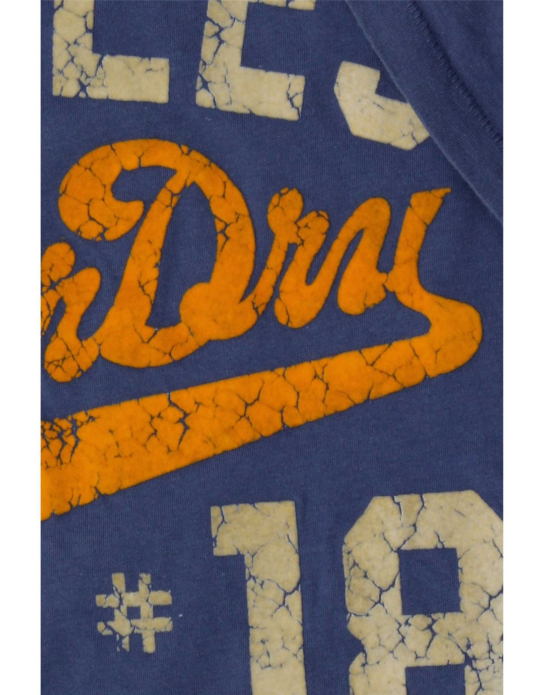 Superdry Camiseta con gráfico gráfico para hombre, talla grande, azul