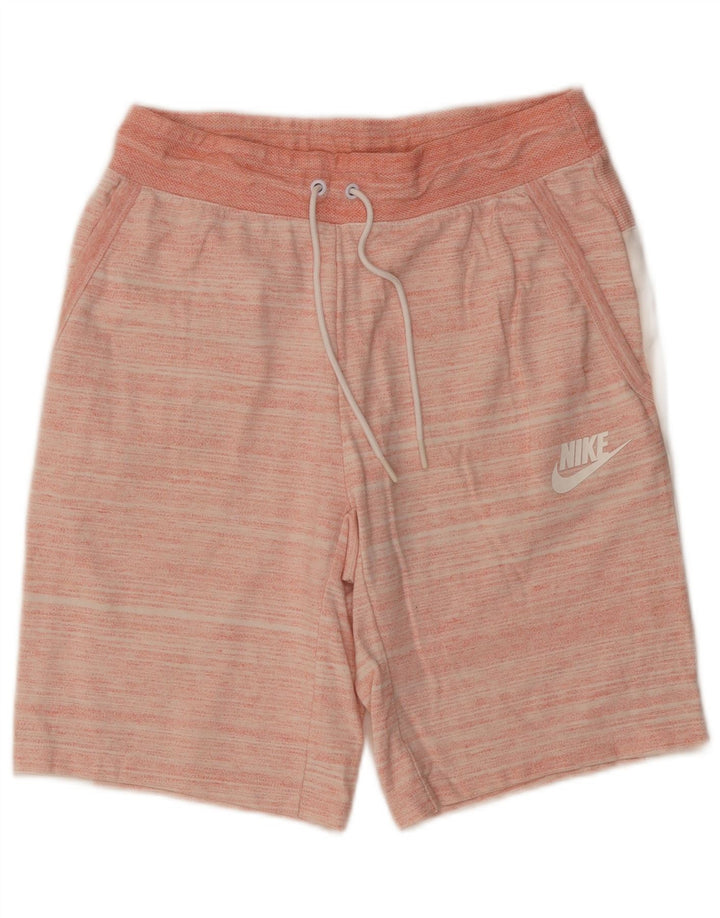 Pantalones cortos deportivos Nike para hombre de algodón a rayas rosa pequeño
