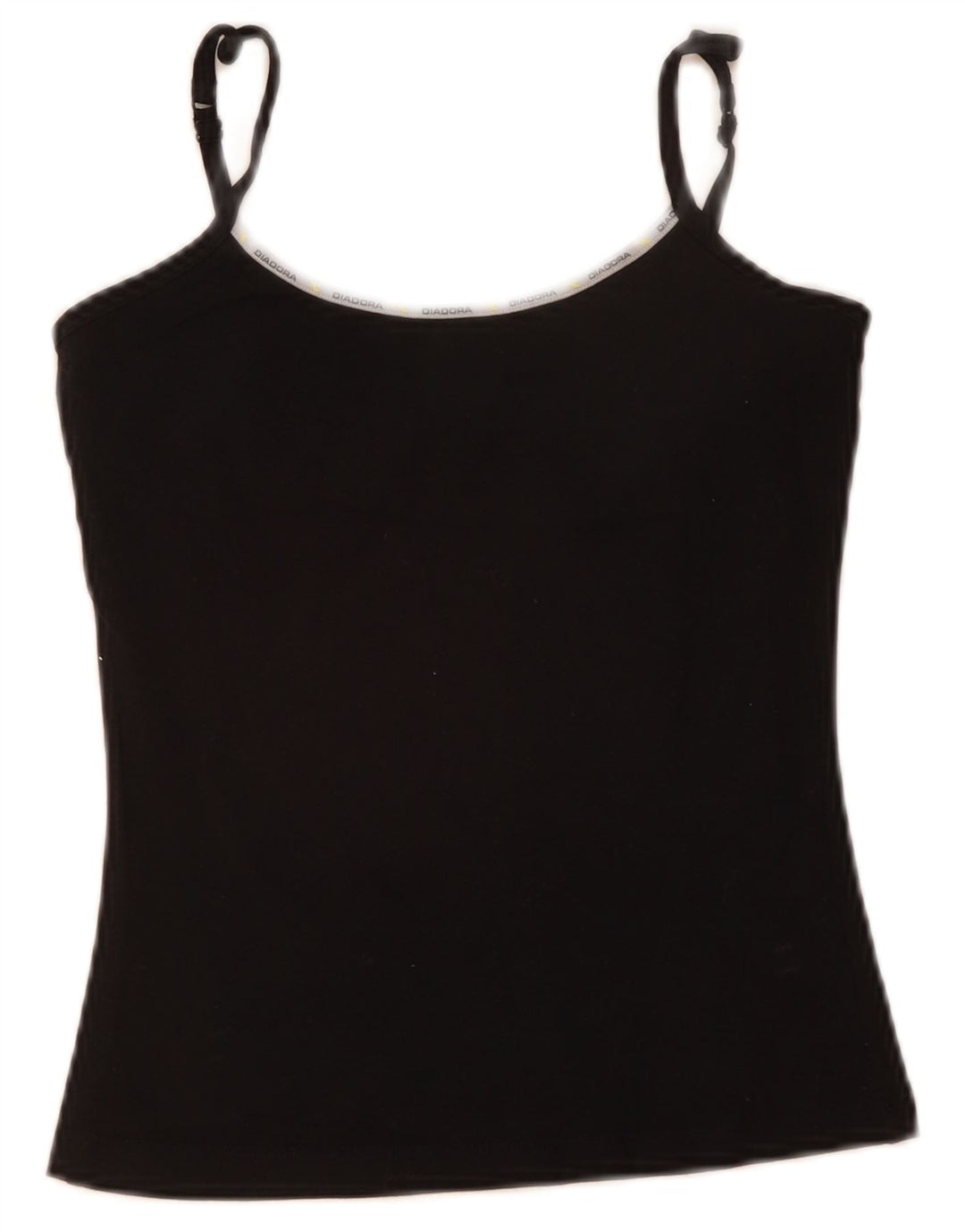 Diadora Cami Top para mujer US 2 XS Algodón negro
