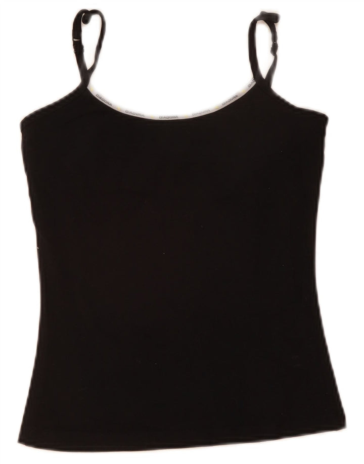 Diadora Cami Top para mujer US 2 XS Algodón negro