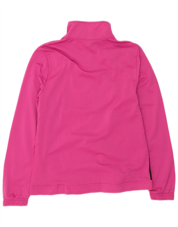 Puma Chaqueta de chándal para mujer UK 40 Grande Rosa Colorblock Poliéster