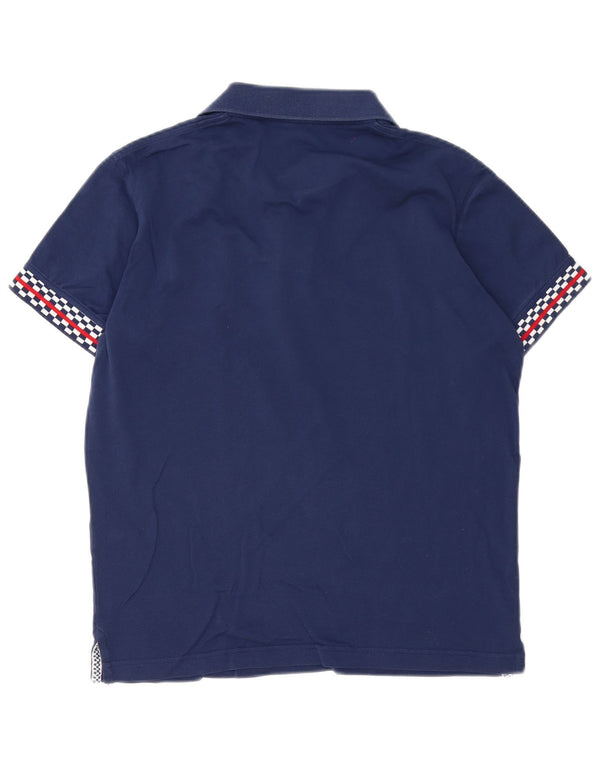 Harmont & Blaine Polo para hombre pequeño algodón azul marino
