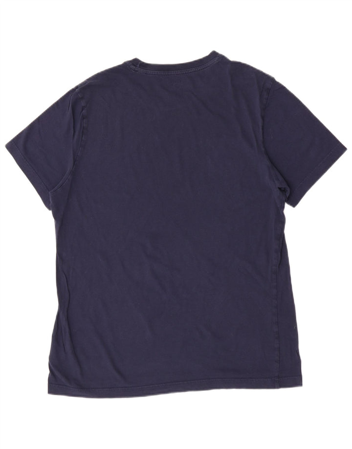 Camiseta Reebok Hombre Top Large Azul Marino Algodón