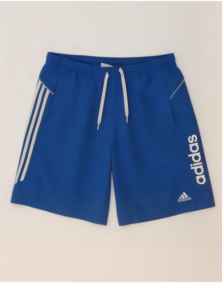 Adidas Mens Graphic Sport Shorts Grande Azul Poliéster