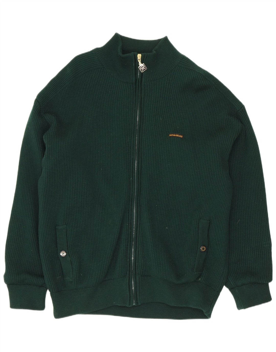 Paul & Shark Cárdigan para Hombre XL Verde Moderno