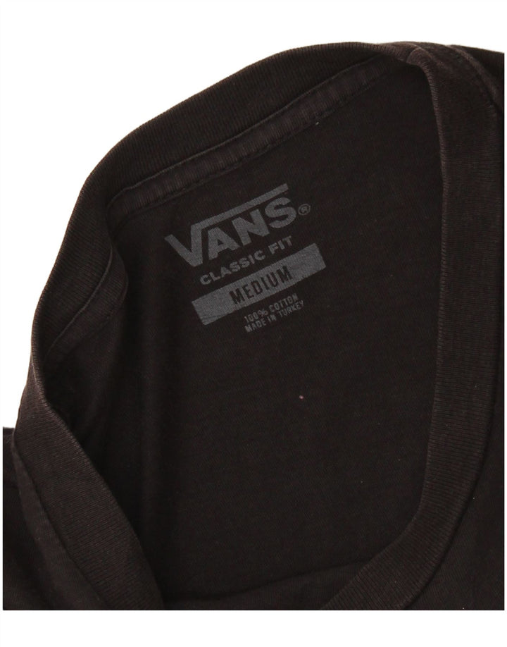 VANS Hombre Classic Fit Graphic Camiseta Top Medium Black