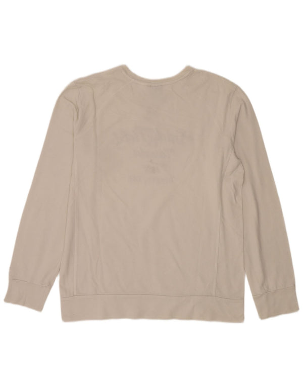 Nike - Sudadera gráfica para hombre, talla 45/47, algodón blanco