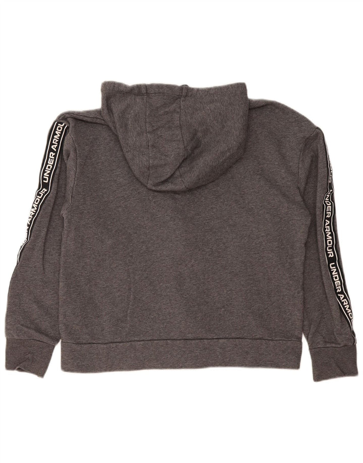 Under Armour Sudadera con capucha y cremallera para mujer Reino Unido 44 Gris medio Colorblock