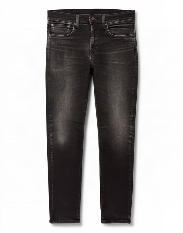 Levi's Hombre 512 Slim Tapered Jeans W31 L32 Algodón Negro