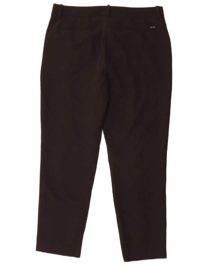 Dkny Pantalones chinos delgados para mujer US 8 Medium W30 L27 Negro