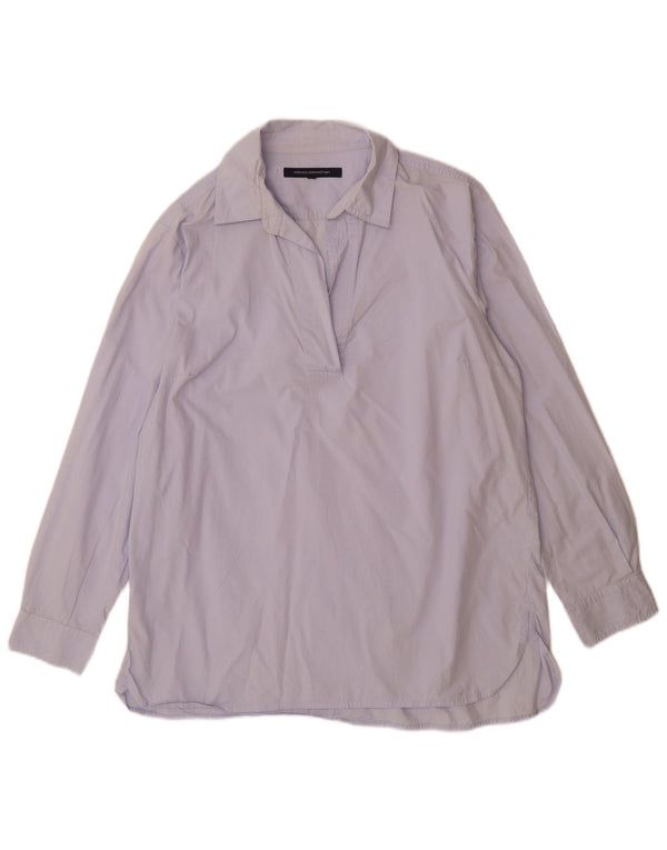 French Connection Camisa tipo pulóver para mujer UK 44 Grande Azul