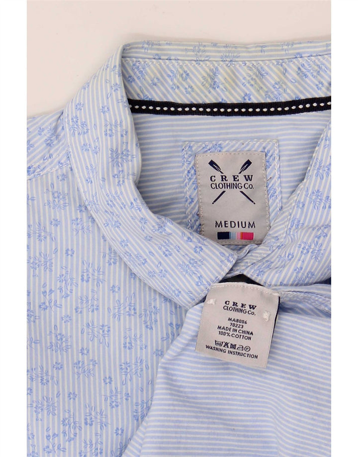 Crew Clothing Camisa para hombre Algodón floral azul medio