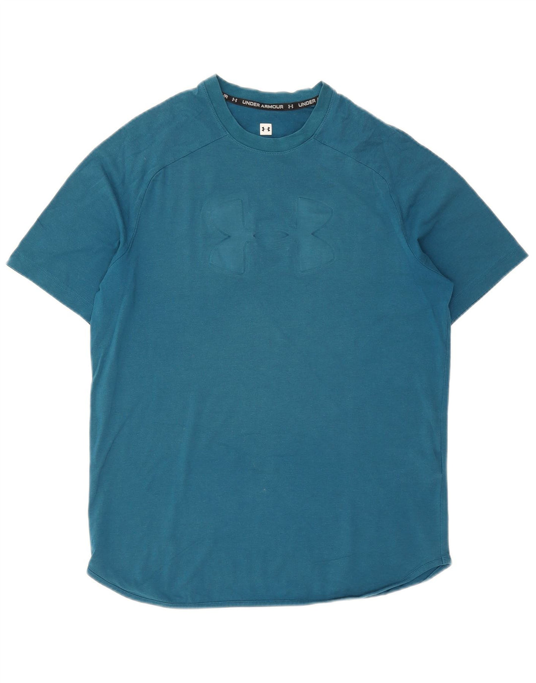 Under Armour Camiseta gráfica para hombre Top de algodón azul medio