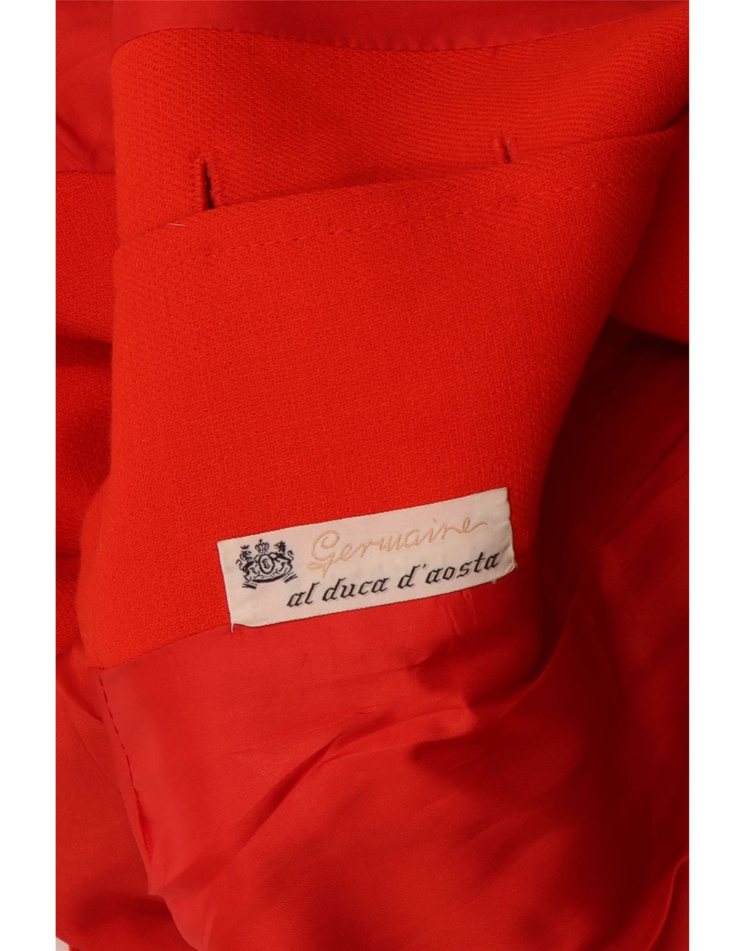 AL DUCA D'AOSTA Conjunto de falda de 2 piezas con 5 botones para mujer IT 42 Medium W26 Rojo