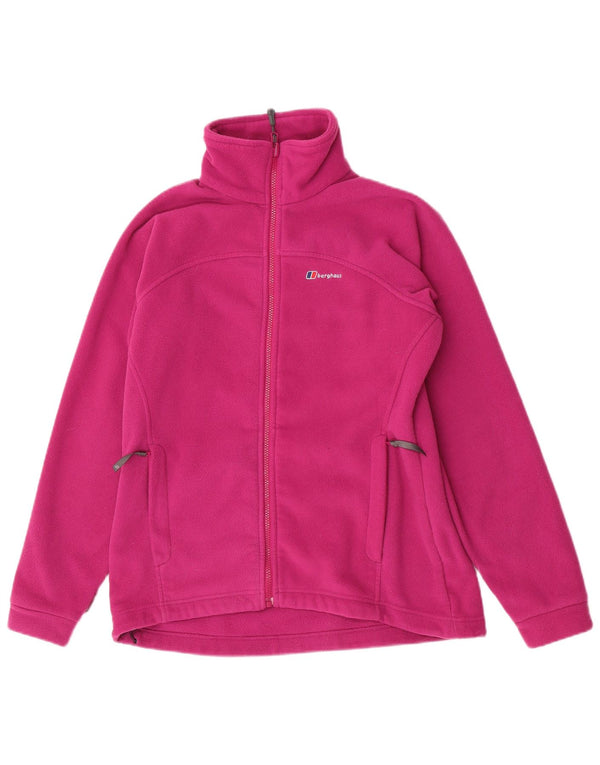 Berghaus Chaqueta polar para mujer UK 44 Poliéster rosa grande