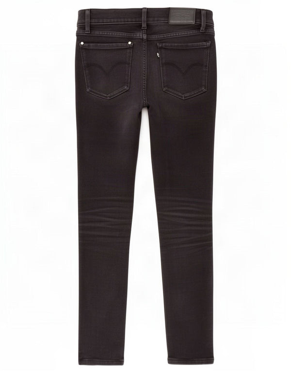 Vaqueros Levi's 710 Super Skinny para mujer W26 L28 Algodón negro