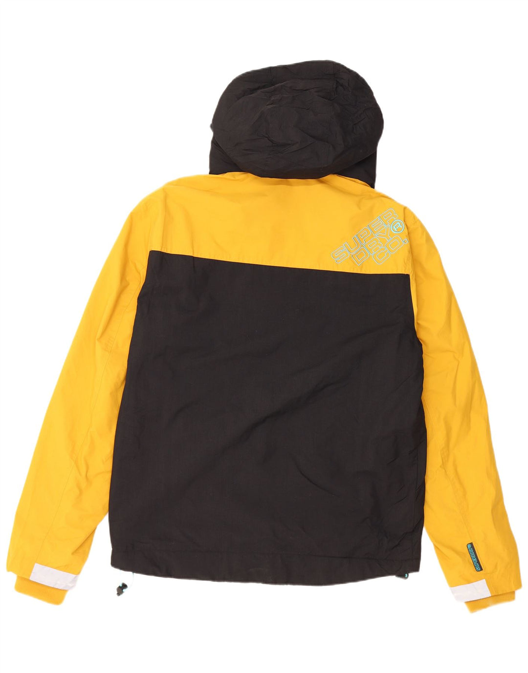 SUPERDRY Chaqueta cortavientos estampada para hombre UK 38 Medium Black Colourblock