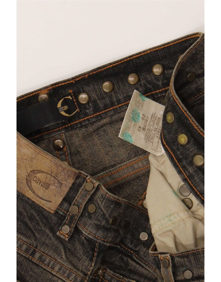 Vaqueros Bootcut Mujer Just Cavalli W29 L27 Algodón Marrón