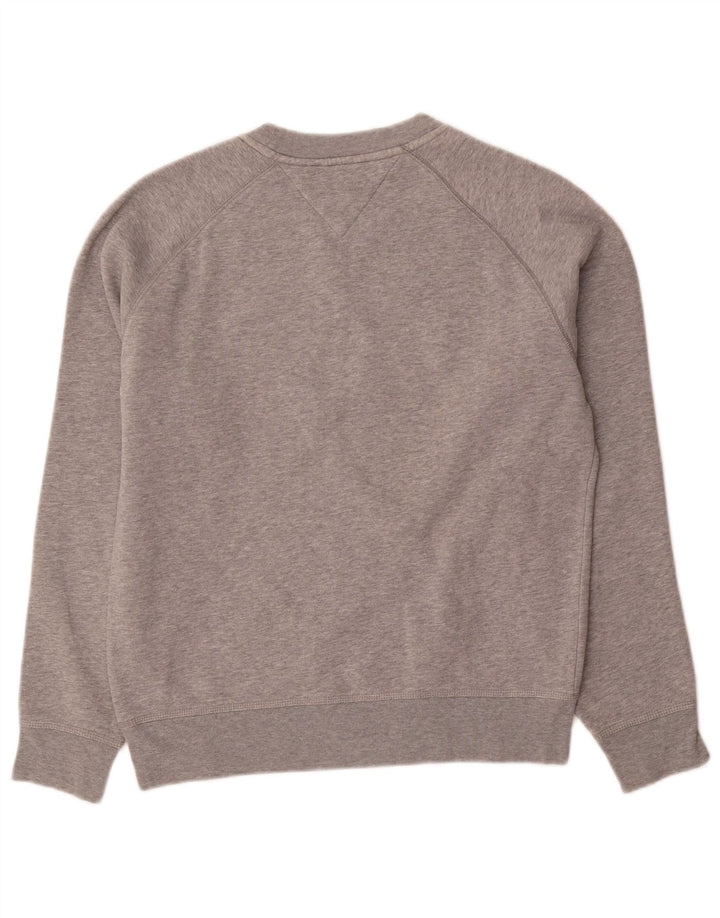 Tommy Hilfiger Hombre Sudadera Jumper Small Gris Moteado Algodón