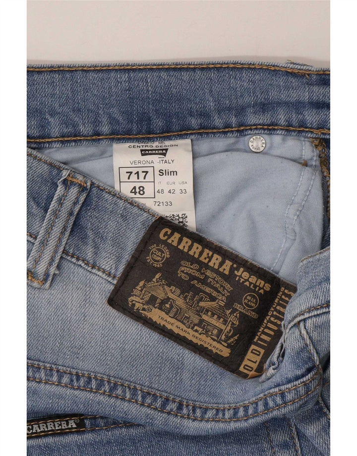 Carrera Hombre 717 Slim Jeans W33 L31 Algodón Azul