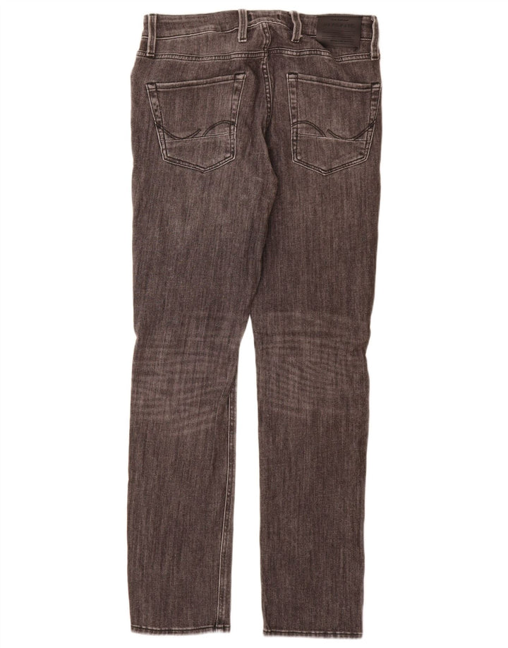 Jack & Jones Vaqueros ajustados desgastados para hombre W31 L34 Algodón gris